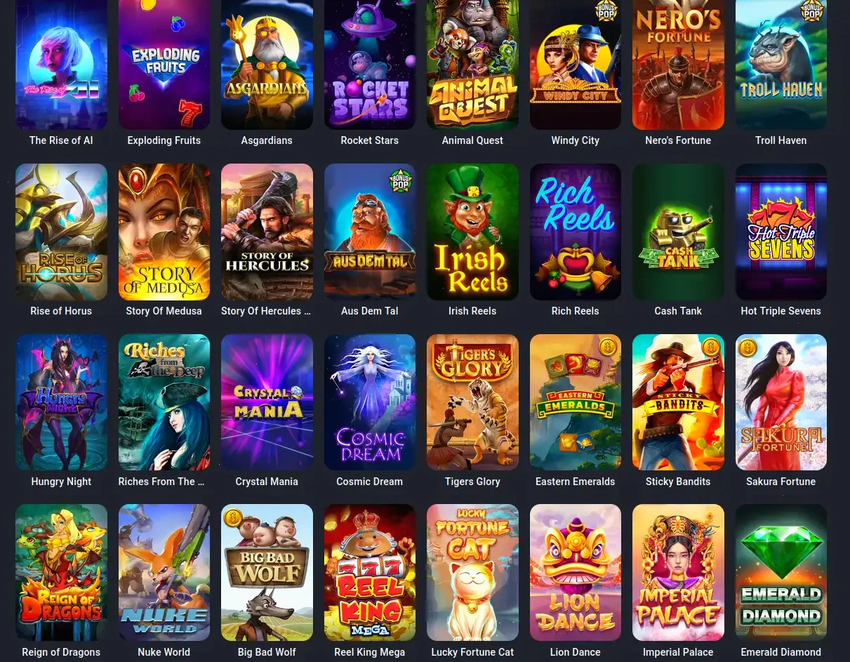Rooli Casino quick signup process and game lobby on desktop and mobile
